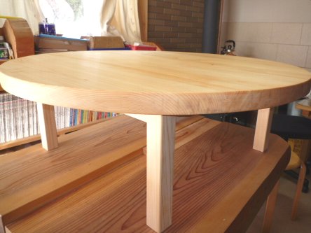 檜の座卓