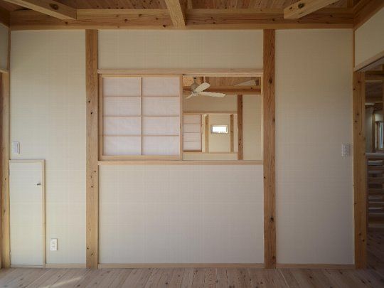 珪藻土塗り壁に手形　太田市