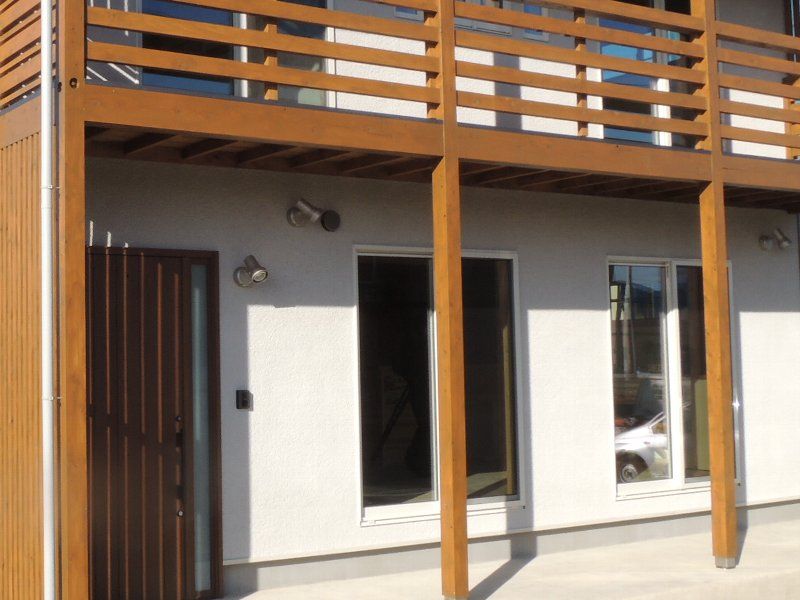 邑楽町M様邸外壁塗り壁