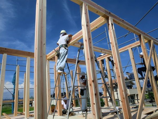 杉構造材の木の家　太田市